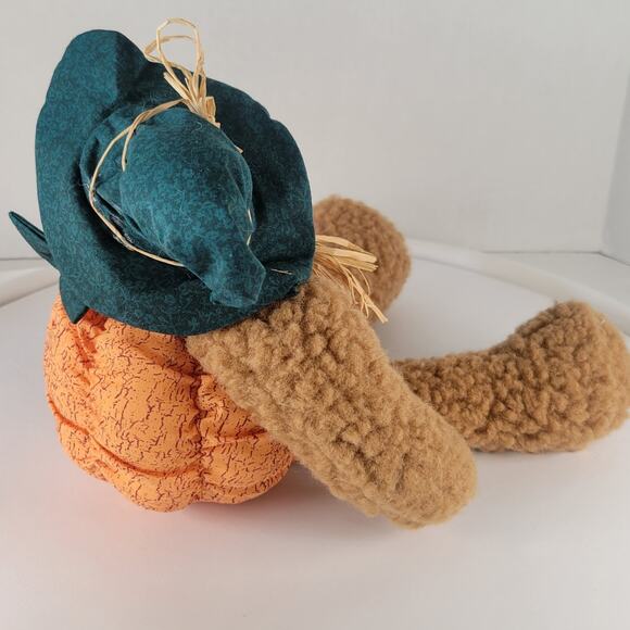 Jo-Ann Stores 1999 Halloween Pumpkin Teddy Bear 12" Plush Witch Hat Collectible - Picture 12 of 15